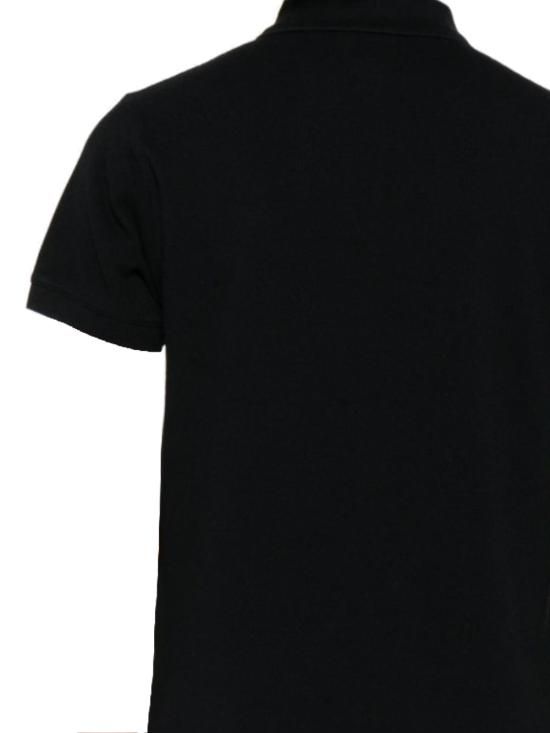 26SS 메종키츠네 베이비폭스 오버사이즈 폴로 티셔츠 OW00207KP0001 P199 Black - MAISON KITSUNE