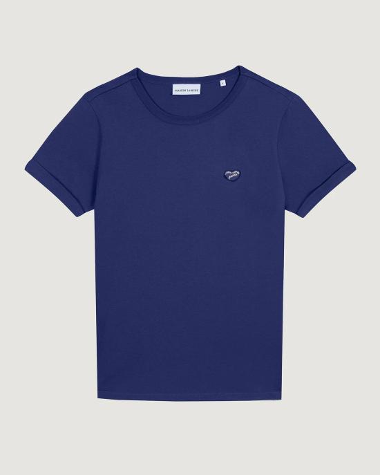 26SS 메종 라비쉬 반팔 티셔츠 ZWPOITOUCOEURV ULTRAMARINE