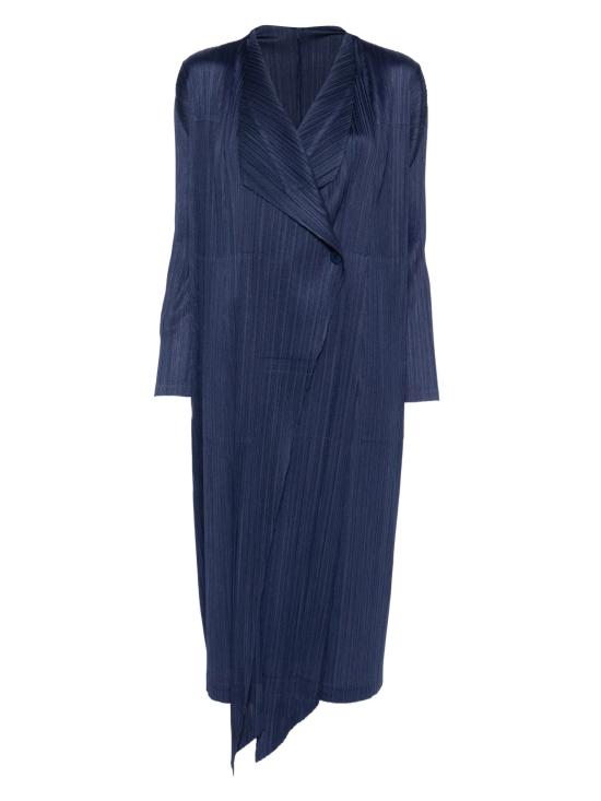 26SS 플리츠플리즈 코트 PP66JA114 78 Blue