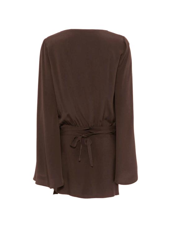 26SS 페데리카 토시 미디 원피스 41203412 69 Brown - FEDERICA TOSI