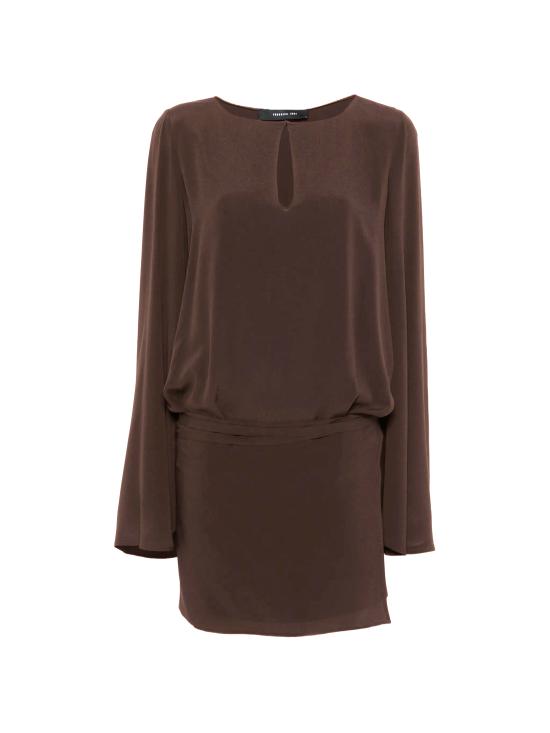 26SS 페데리카 토시 미디 원피스 41203412 69 Brown