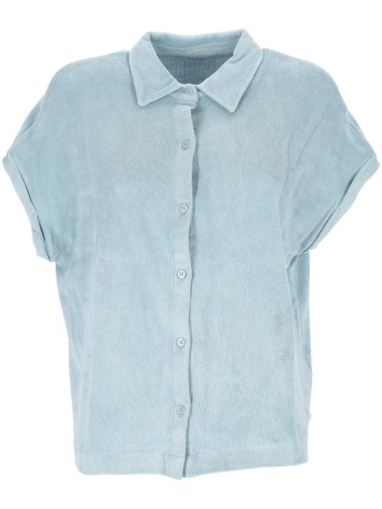 26SS 마제스틱필라쳐 셔츠 E26M494 FCH1681098 BLEU CALANQUES