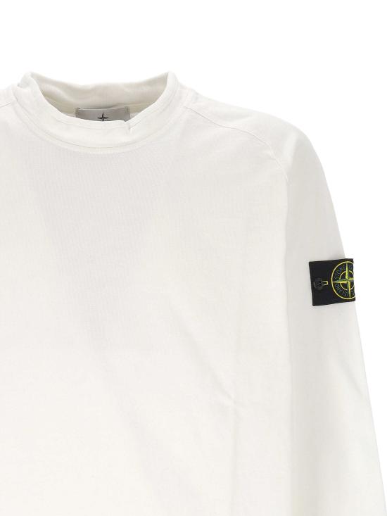 26SS 스톤 아일랜드 긴팔 티셔츠 156100030 S0B50V0001 White - STONE ISLAND