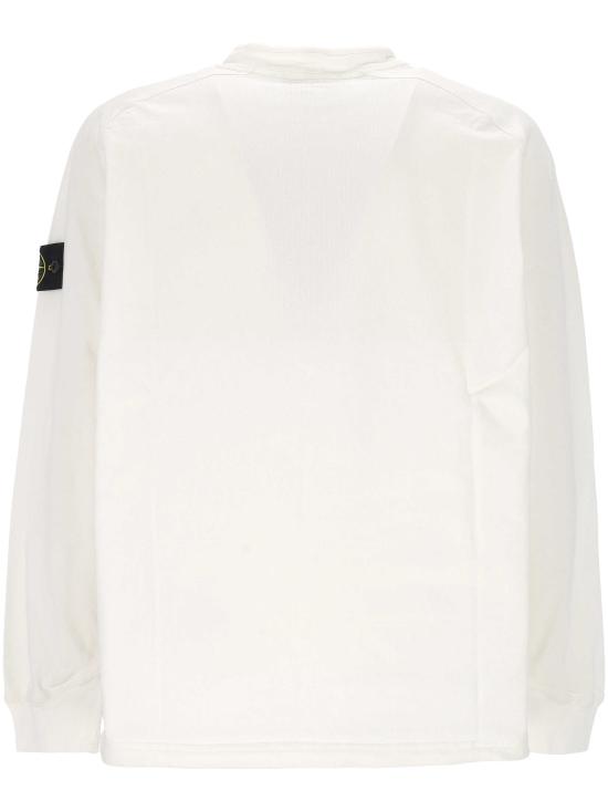 26SS 스톤 아일랜드 긴팔 티셔츠 156100030 S0B50V0001 White - STONE ISLAND