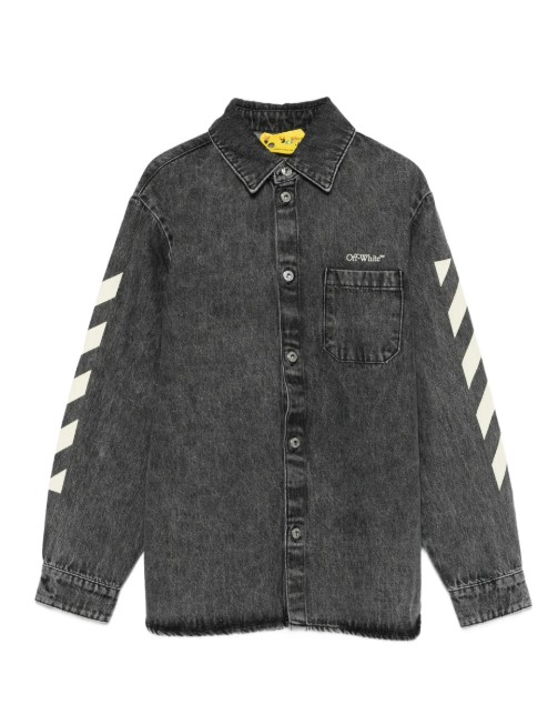 26SS [키즈] 오프화이트 셔츠 44BYD001S26D001 031 Medium grey