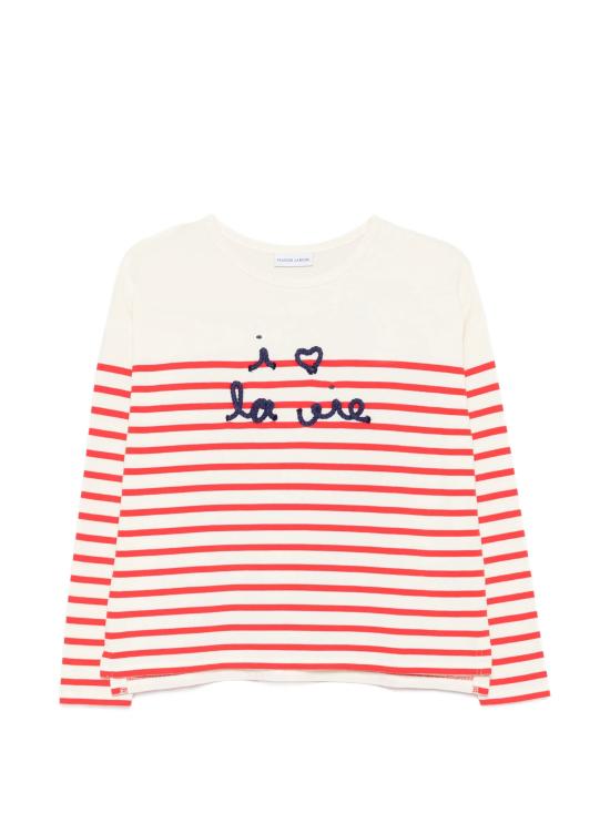 26SS 메종 라비쉬 반팔 티셔츠 ZWMONTPARILOVE IVORY POPPY