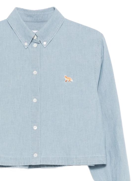 26SS 메종키츠네 셔츠 QW00402WC5006 0434 PURE BLUE - MAISON KITSUNE