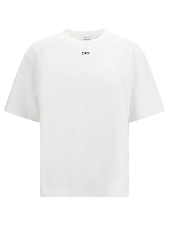 26SS 오프화이트 반팔 티셔츠 44MAA120S26J004 100 White