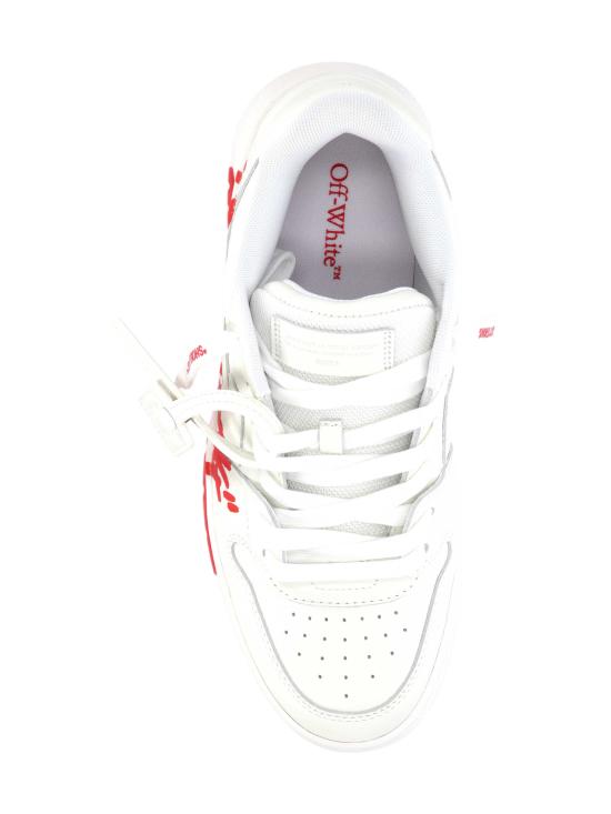 26SS [키즈] 오프화이트 스니커즈 B011S6L002 OFW0125 White red - OFF WHITE