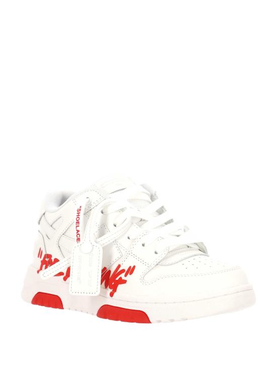 26SS [키즈] 오프화이트 스니커즈 B011S6L002 OFW0125 White red - OFF WHITE