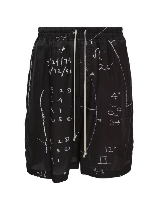 26SS 릭 오웬스 숏팬츠 RU01F2374 KP10911 Black milk