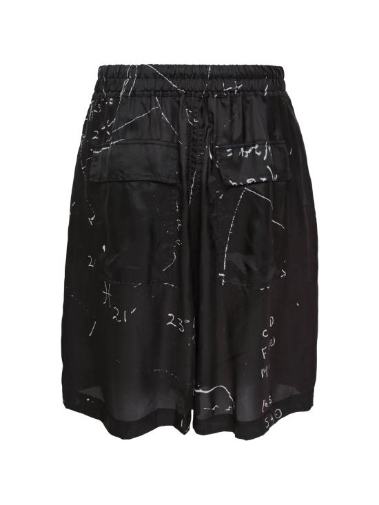 26SS 릭 오웬스 숏팬츠 RU01F2374 KP10911 Black milk - RICK OWENS