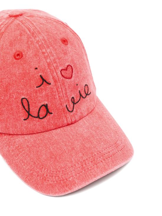 26SS 메종 라비쉬 모자 ZABEAUMONTLOVEV TWILL POPPY WASHED - MAISON LABICHE