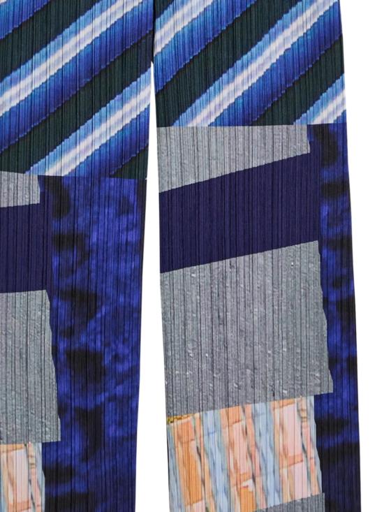 26SS 플리츠플리즈 수트 팬츠 PP66JF674 09 GRAY X NAVY - PLEATS PLEASE