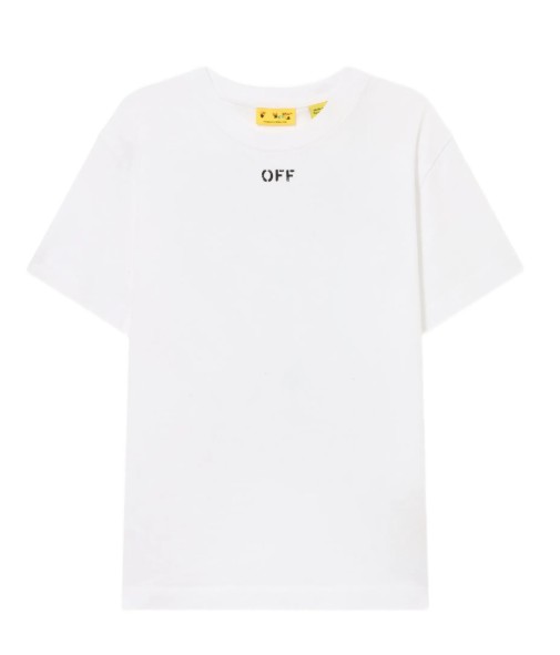 26SS [키즈] 오프화이트 티셔츠 44GAA001S26J003 100 White