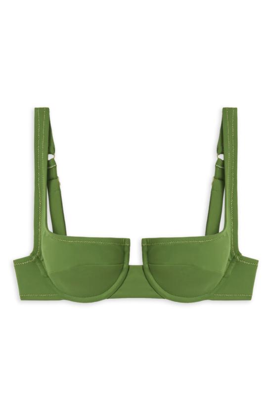 26SS 레이나올가 비키니 수영복 BRIGITTETOP EMERALDGREEN