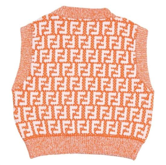 26SS [키즈] 펜디 탑 JFG241 AVW7F1JYS Mandarin orange - FENDI