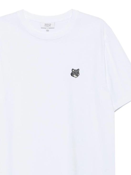 26SS 메종키츠네 폭스 헤드 컴포트 티셔츠 PM00108KJ7025 P100 White - MAISON KITSUNE