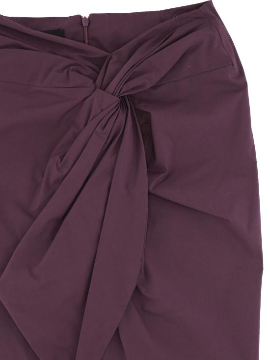 26SS 페데리카 토시 미디 스커트 40705400 18 Dark Violet - FEDERICA TOSI