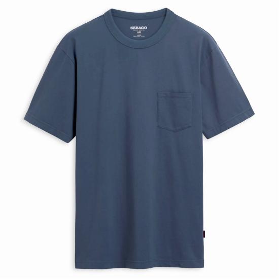 26SS 세바고 반팔 티셔츠 72122UW X1X BLUE AVION