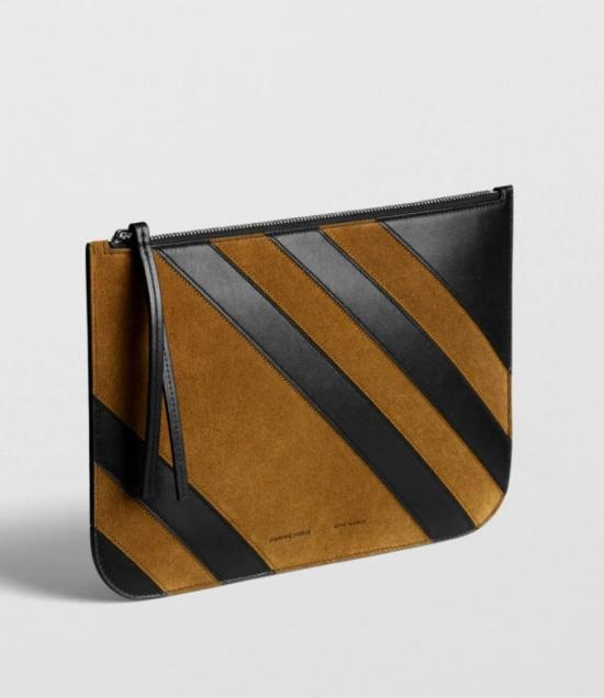 26SS 피비 파일로 클러치/파우치 AB54LT0057 929BT S BLACK TOFFEE SILVER - PHOEBE PHILO