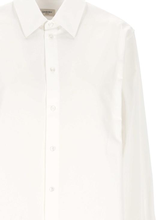 26SS 생로랑 셔츠 865303 Y1H489000 POIGNE BLANC - SAINT LAURENT