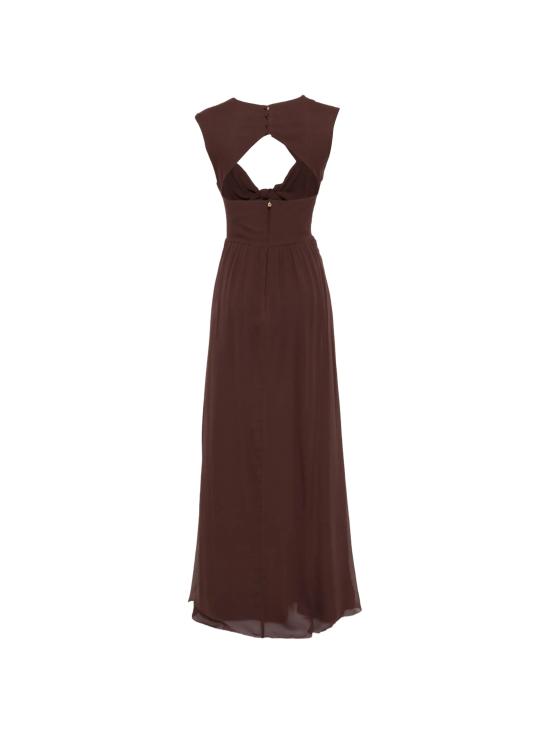 26SS 라쿠엘 디니즈 미디 원피스 5L03160 NUS002100000 870 Brown - RAQUEL DINIZ