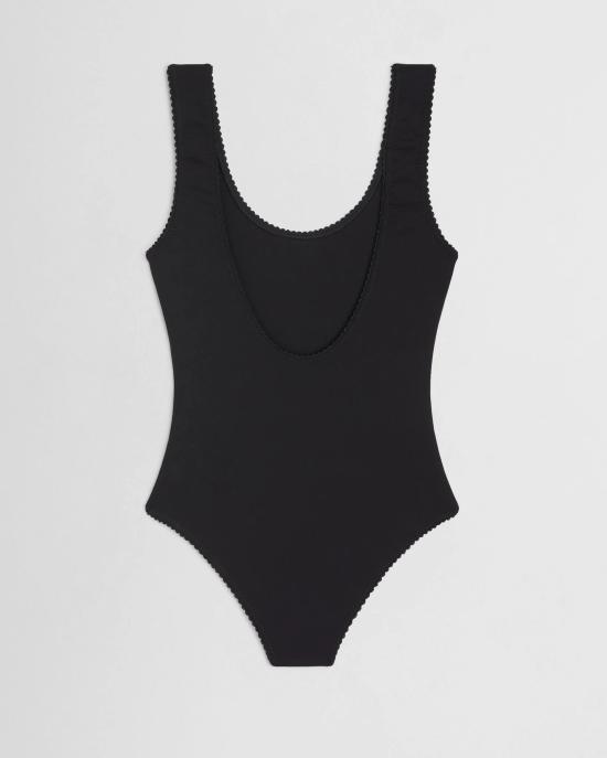 26SS 피비 파일로 바디수트 티셔츠 DA123PA2447 900BK - PHOEBE PHILO