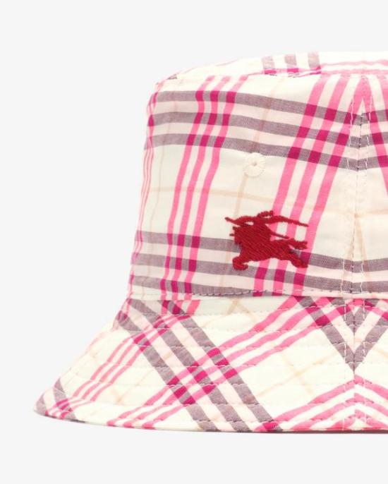 26SS [키즈] 버버리 모자 8126914 X Aubergine pur ip chk - BURBERRY