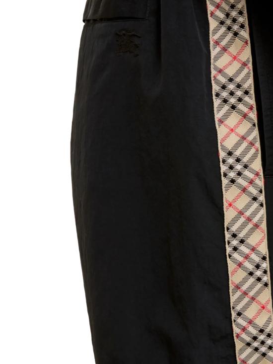 26SS 버버리 체크 트리밍 스윔팬츠 8121089 X Black - BURBERRY