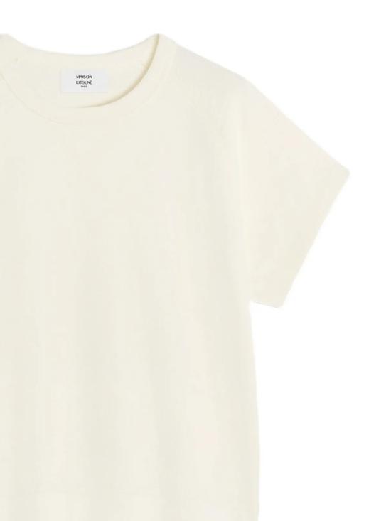 26SS 메종키츠네 반팔 티셔츠 QW00111KA0035 0383 PURE ECRU - MAISON KITSUNE