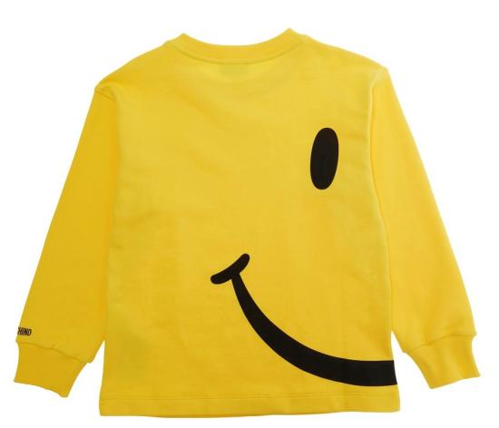 26SS [키즈] 모스키노 티셔츠 HUF09SLCA86 50577 Yellow - MOSCHINO