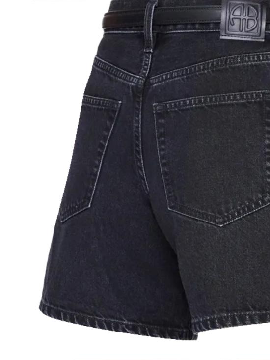 26SS 애니빙 숏팬츠 A0512435VTG3 VINTAGE BLACK Vintage black - ANINE BING