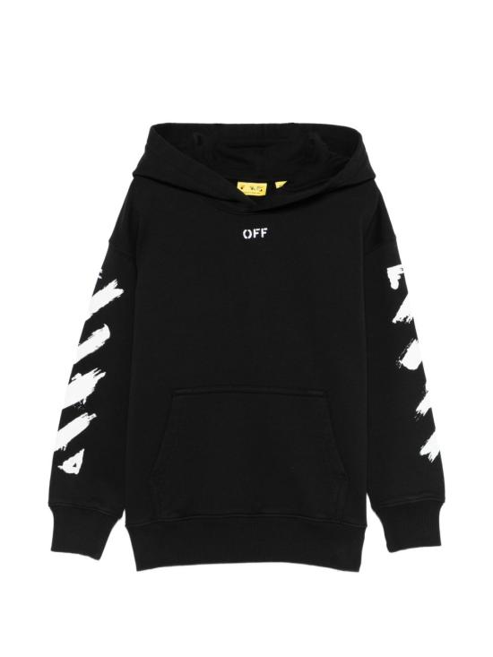 26SS [키즈] 오프화이트 티셔츠 44BBB001S26F005 Black