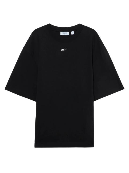 26SS 오프화이트 반팔 티셔츠 44MAA120S26J00J 001 Black