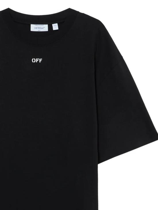 26SS 오프화이트 반팔 티셔츠 44MAA120S26J00J 001 Black - OFF WHITE