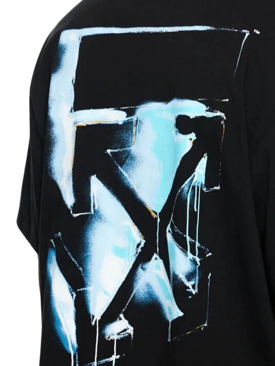 26SS 오프화이트 반팔 티셔츠 44MAA120S26J00J 001 Black - OFF WHITE