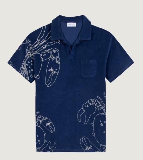 26SS 메종 라비쉬 폴로 티셔츠 ZMMONCLARLOBST ULTRAMARINE