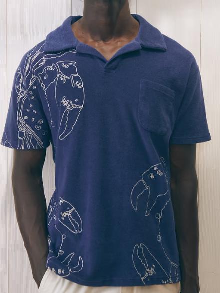 26SS 메종 라비쉬 폴로 티셔츠 ZMMONCLARLOBST ULTRAMARINE - MAISON LABICHE