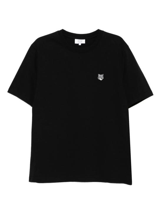 26SS 메종키츠네 폭스 헤드 컴포트 티셔츠 PM00108KJ7025 P199 Black