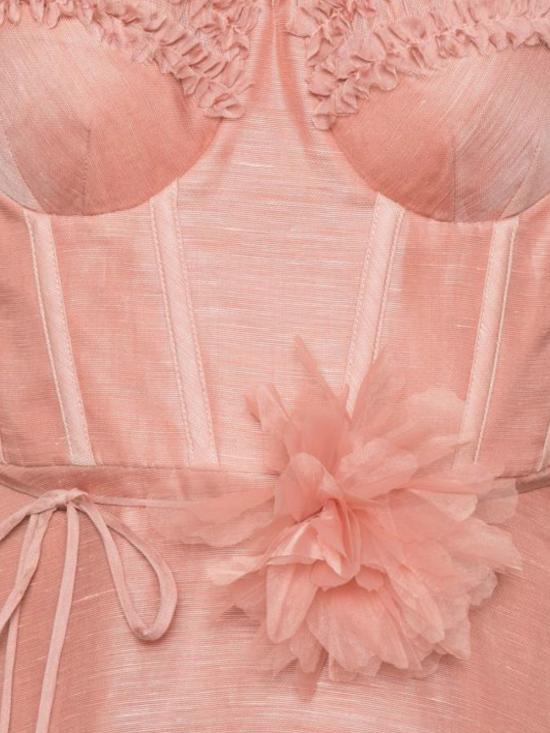 26SS 짐머만 미디 원피스 7568DS261 PEO Pink - ZIMMERMANN