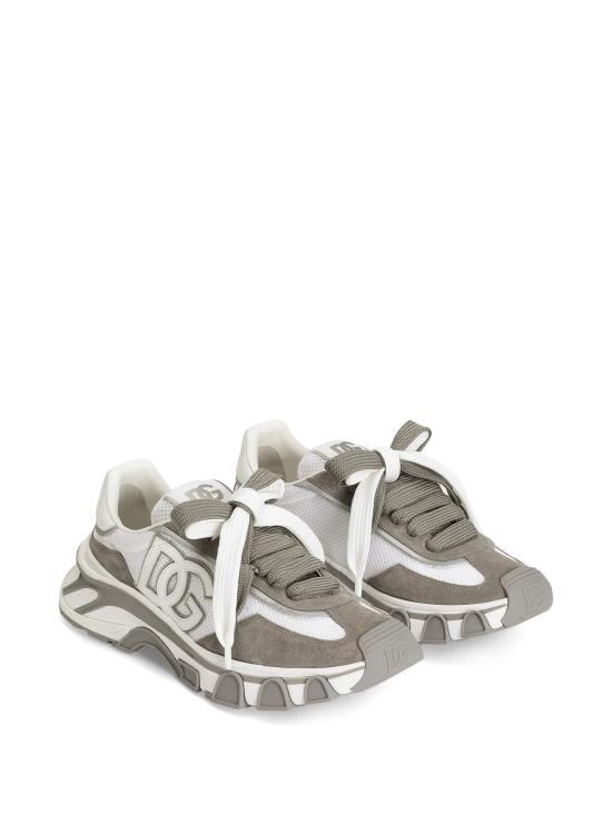 26SS 돌체앤가바나 DG 컨트리 로드 나일론 앤 레더 스니커즈 CS2403 A02088B932 White - DOLCE & GABBANA