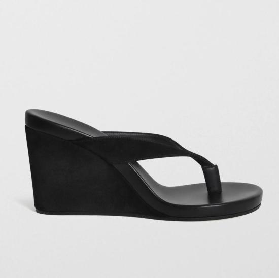 26SS 피비 파일로 샌들 AS32LT0093 900BK