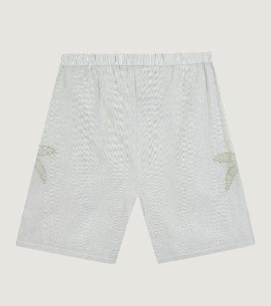26SS 메종 라비쉬 숏팬츠 ZWBEUDANTPALM LINEN PATCH OLIVE - MAISON LABICHE