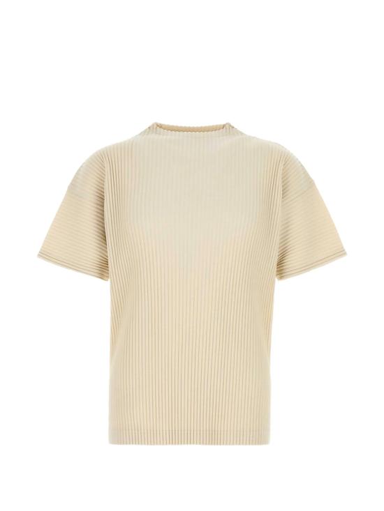 26SS 이세이 미야케 반팔 티셔츠 HP66JK033 42 DUOMO BEIGE