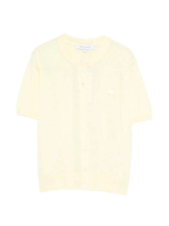 26SS 메종키츠네 스웨터 QW00510KT1181 0424 PASTEL YELLOW