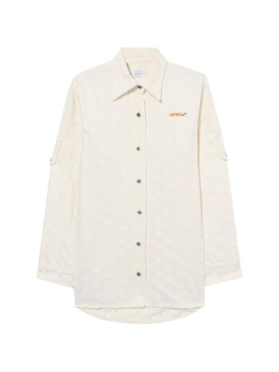 26SS 오프화이트 셔츠 2YQ007S26DEN001 W132 WHITE STAR TOBACCO