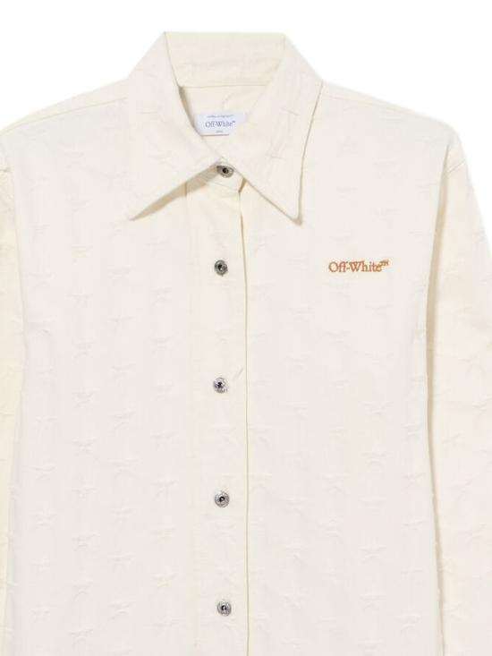 26SS 오프화이트 셔츠 2YQ007S26DEN001 W132 WHITE STAR TOBACCO - OFF WHITE