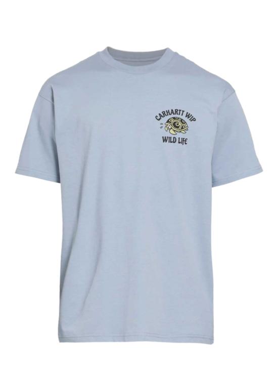 26SS 칼하트 WIP 숏슬리브 와일드 라이프 티셔츠 I036253 3HXXXGENTLE BLUE