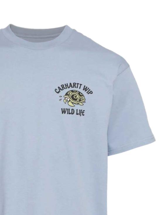 26SS 칼하트 WIP 숏슬리브 와일드 라이프 티셔츠 I036253 3HXXXGENTLE BLUE - CARHARTT WIP